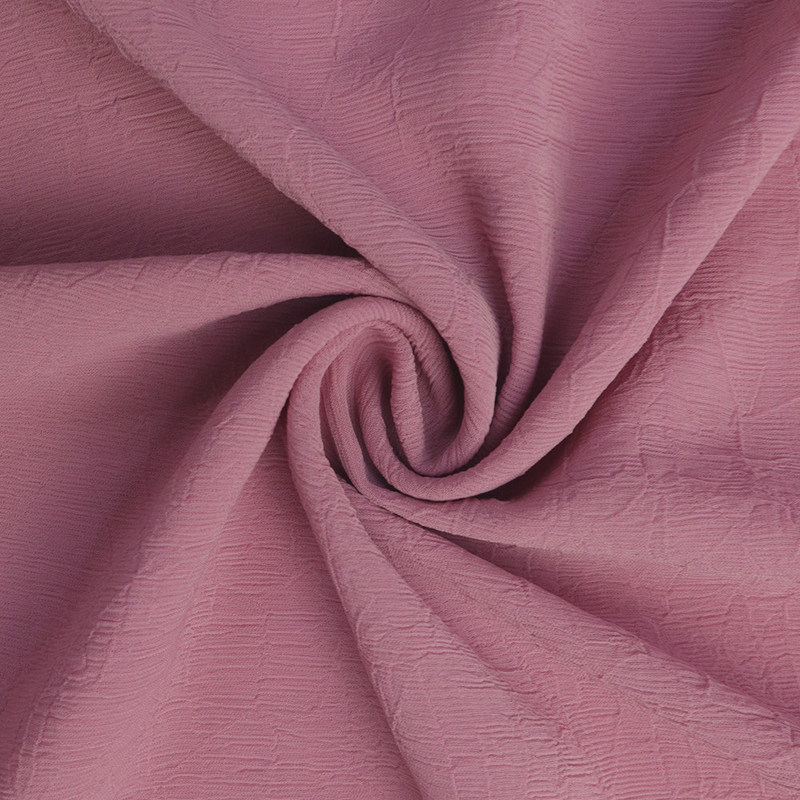 In Stock 75D Encrypted Hand-Grabbed Floral Fabric 100g Chiffon Fabric Spring and Summer Slightly Sheer Fashion Dress Fabric in Multiple Colors