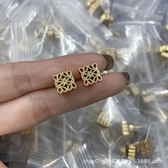実拍羅威家対版耳栓月餅如意結耳釘女中国結透かし彫りイヤリング女工場卸売り