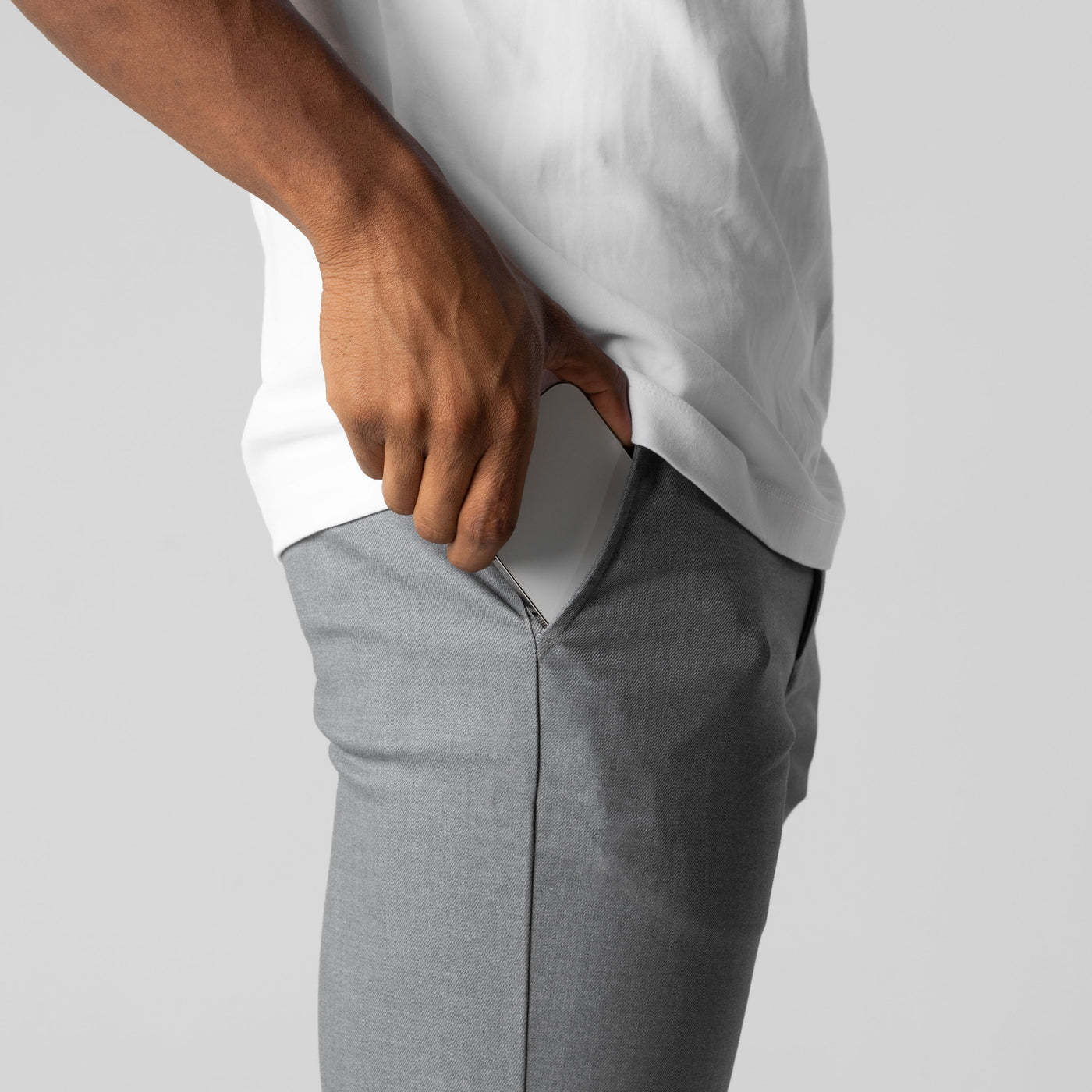 Pantaloni casual uomo in cotone traspirante stile business_voghion.com