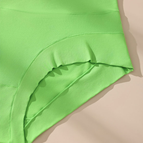 Cross-border explosions milk silk high waist plus size panties solid color panties antibacterial crotch ladies panties briefs wholesale