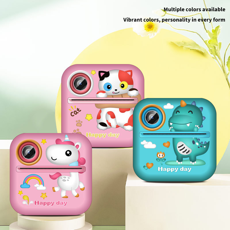 Cross-border new S2 children's camera print cute cartoon SLR camera children's toy gift