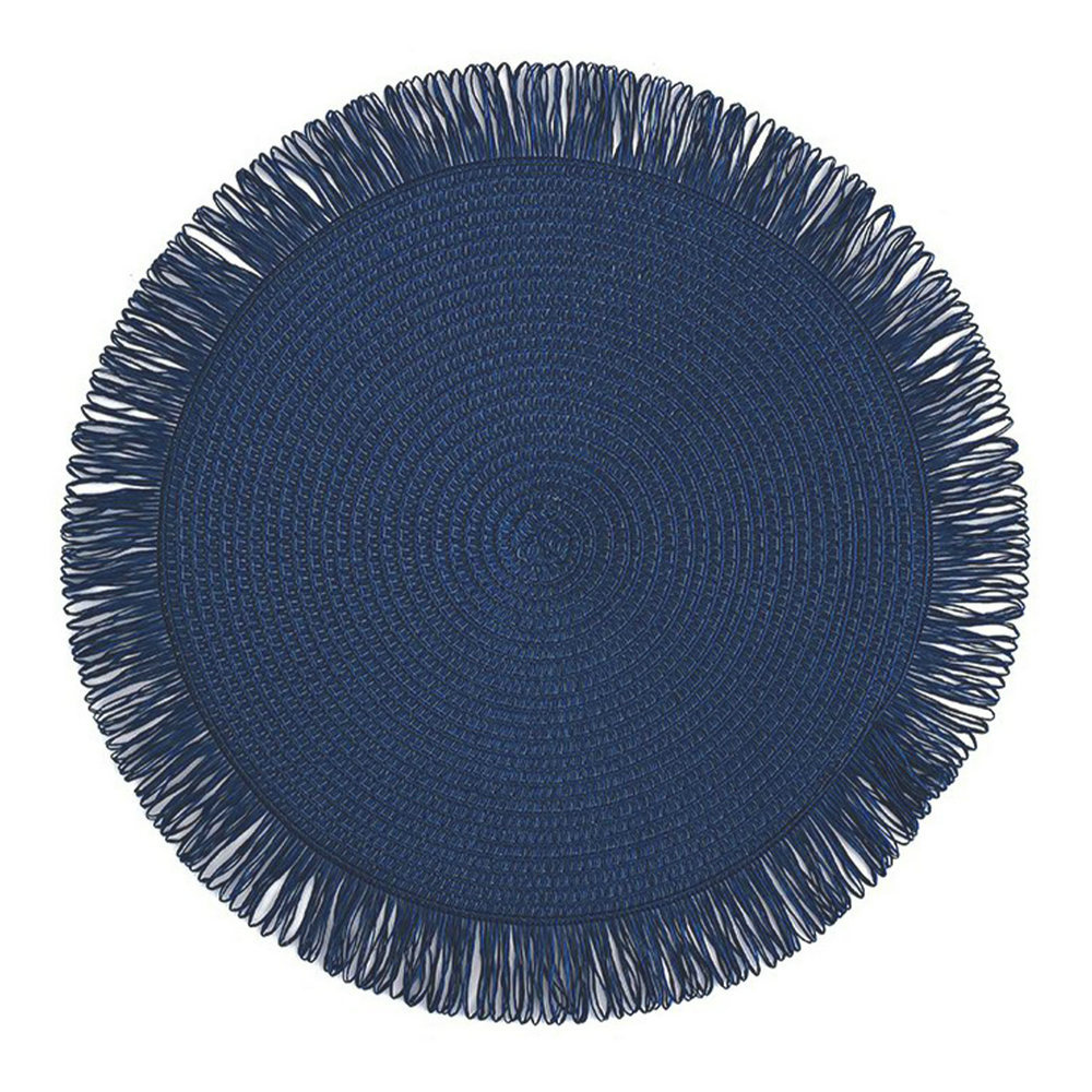 Cojín de papel tejido cojín de mesa redondo de papel cojín de aislamiento antideslizante americano cojín de taza de decoración de vacaciones