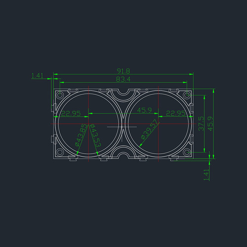 43184 splicing bracket lithium battery bracket, Zhongtian bracket, can be arbitrarily spliced universal bracket, aperture 43.5