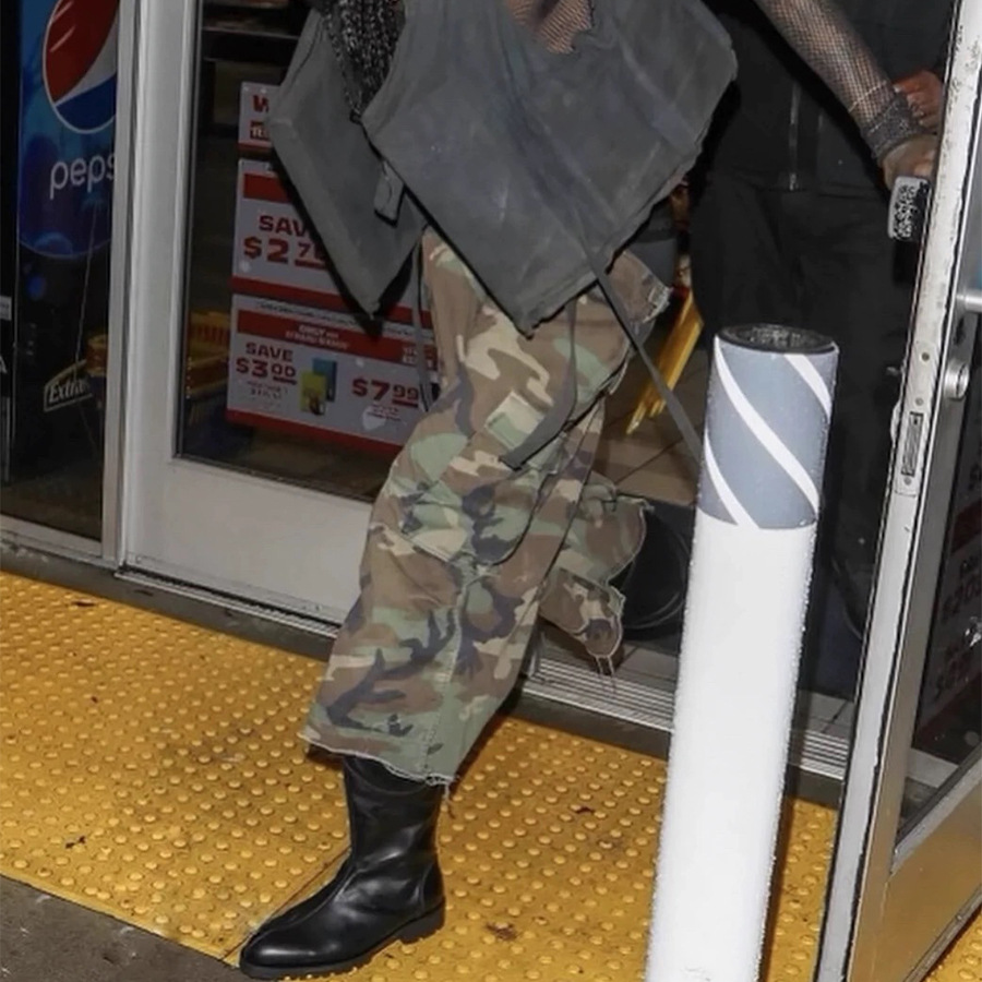 Americano FAR.ARCHIVE Vintage Vintage camuflaje multibolsillo hombre suelto de ocho puntos casual