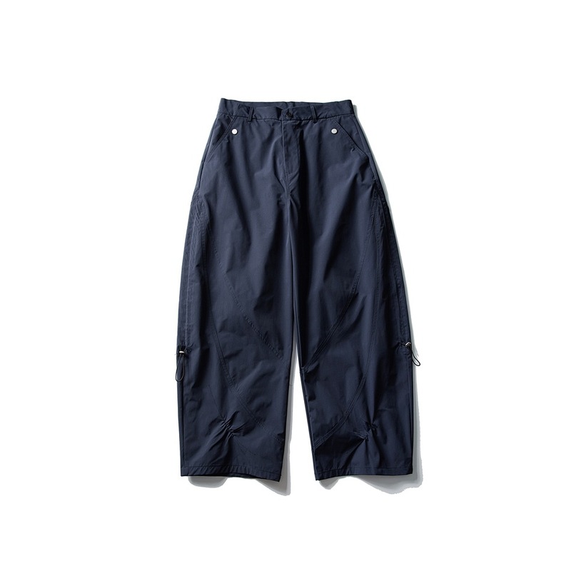 CROWD CITY春秋新款日系复古户外机能风长裤男裤子宽松伞兵裤Y582|undefined