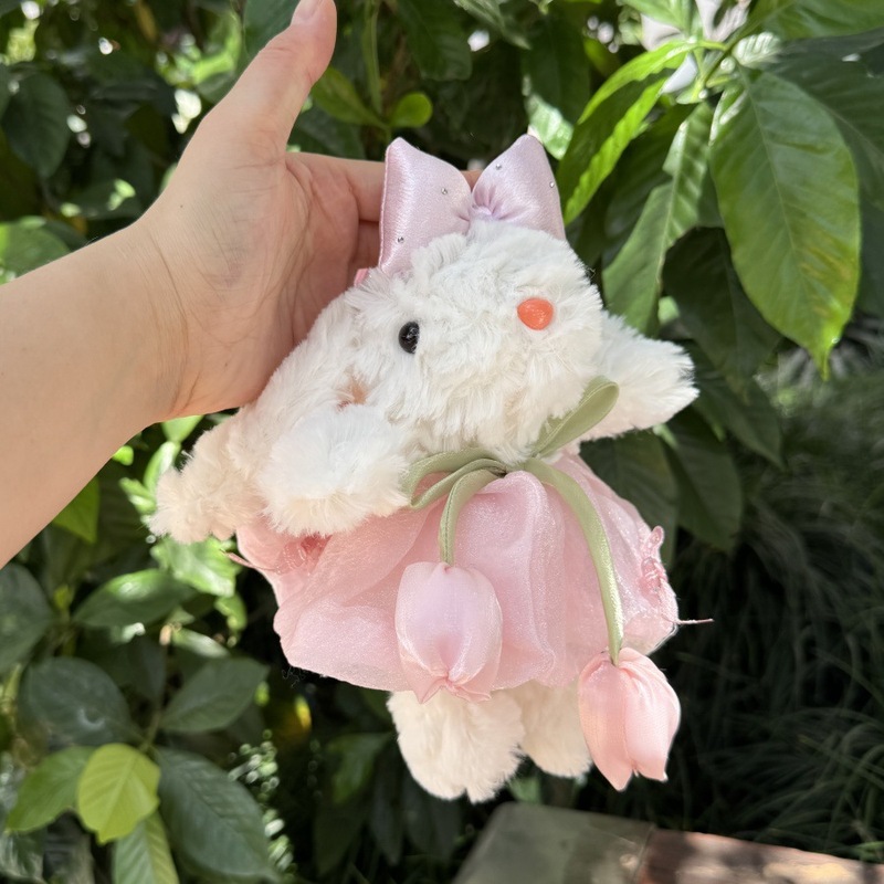 クリエイティブでかわいい垂れ耳ボニーウサギのドレスアップDIY大きなスカート超妖精垂れ耳ウサギのぬいぐるみ吊り下げ装飾品クロスボーダー用|undefined