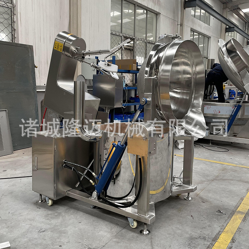 行星搅拌炒锅设备  熬糖燃气炒锅厂家  麻辣香锅底料搅拌炒锅