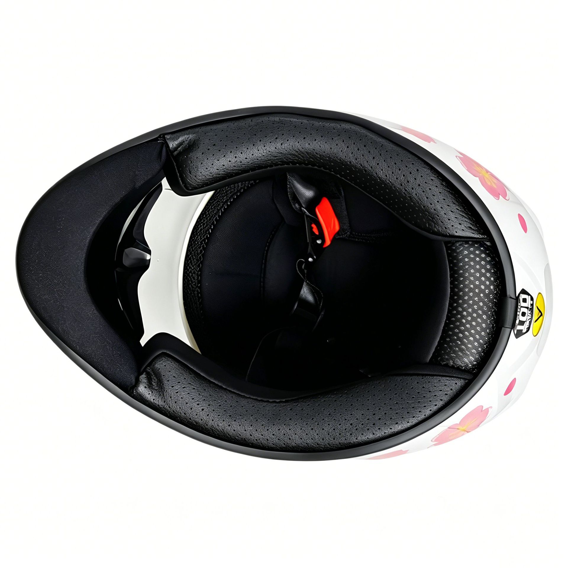 3C certified motorcycle helmet with personalized patterns, suitable for all seasons, electric vehicle riding helmet, safe and comfortable full-face helmet
