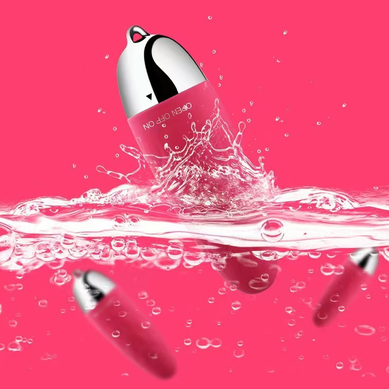 Mujeres interesantes inalámbricos huevo salto de silicona a prueba de agua silencioso coche batería de choque al por mayor un cabello