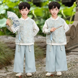 童民族服装;儿童表演服;童汉服