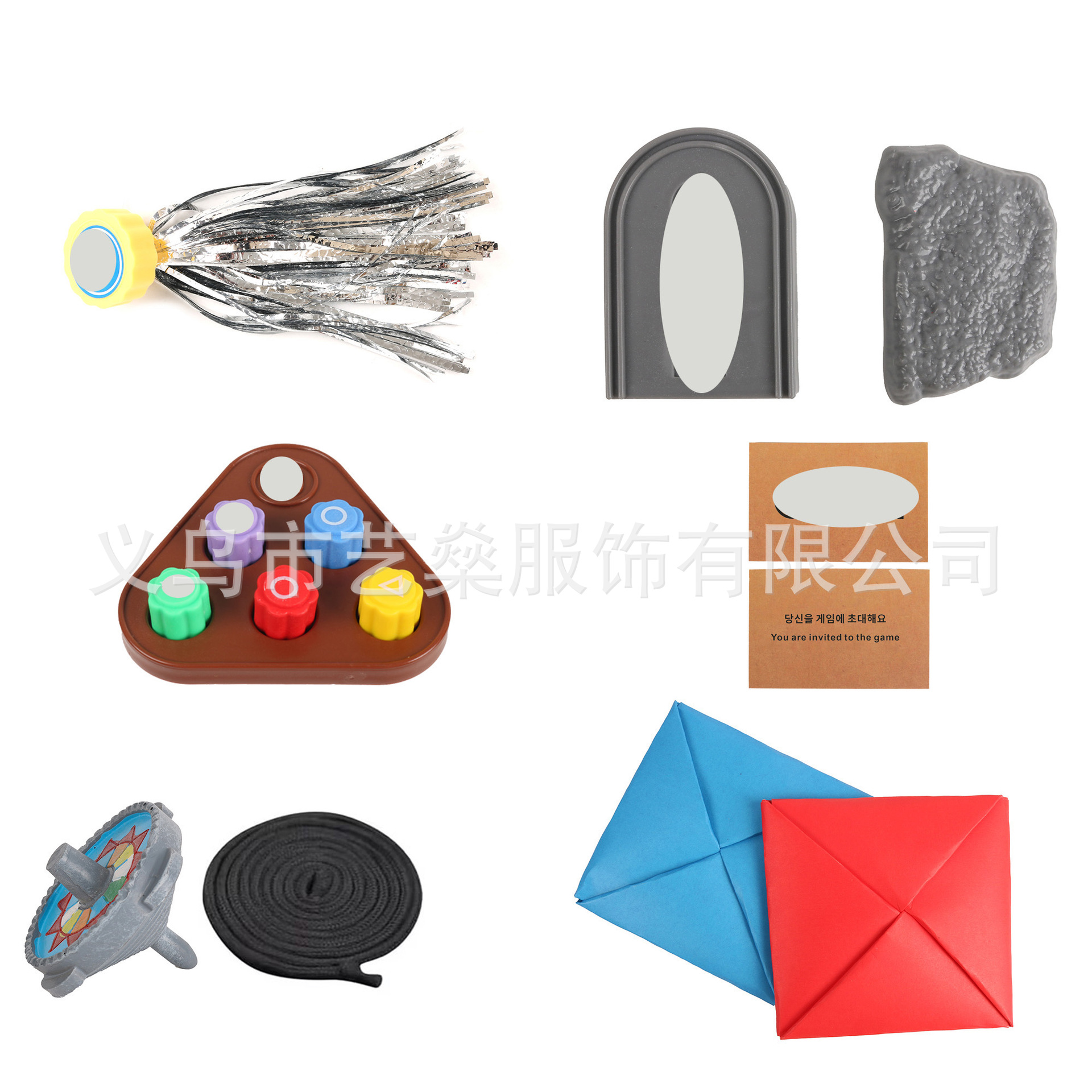 [갈색 삼각접시] 세트