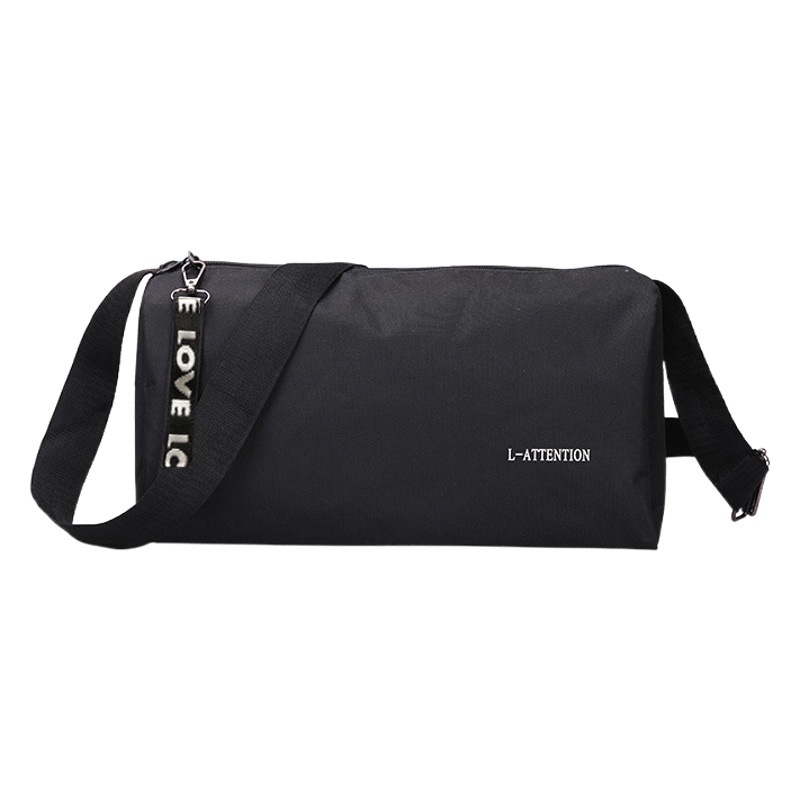 Storage Simple Travel Bag Cross-Border Shoulder Men's Fitness Women's Cross-Body Yoga Bag Luggage Bag Solid Color Fashion Sports Bag