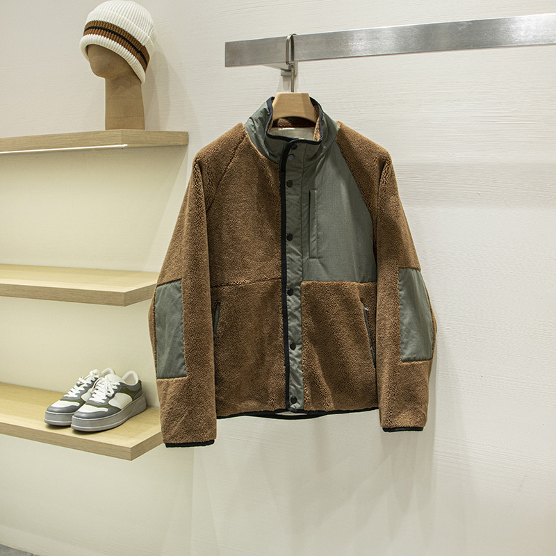 [Lp Version] Same Style as Guanxi! Double-Sided Lp Autumn and Winter Lamb Wool Loose Teddy Jacket for Men and Women Quilted Jacket