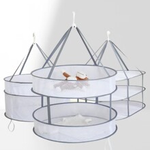 家用毛衣羊毛衫平铺的网兜晾晒网折叠晾衣网晒袜子神器晾衣晾晒