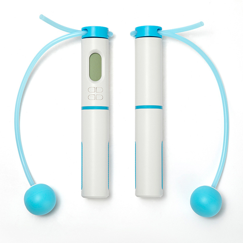 Cuerda de saltar sin cuerda que lleva el peso de silencio saltar cuerda de saltar examen de entrada de la escuela secundaria superior saltar la cuerda traje conteo electrónico saltar la cuerda bolsa de almacenamiento de regalo