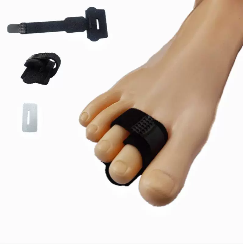 Двойной фиксатор для большого пальца с тканевыми полосками, растяжитель для среднего пальца, фиксирующий ремешок для пальцев, алюминиевый ремешок для пальцев.