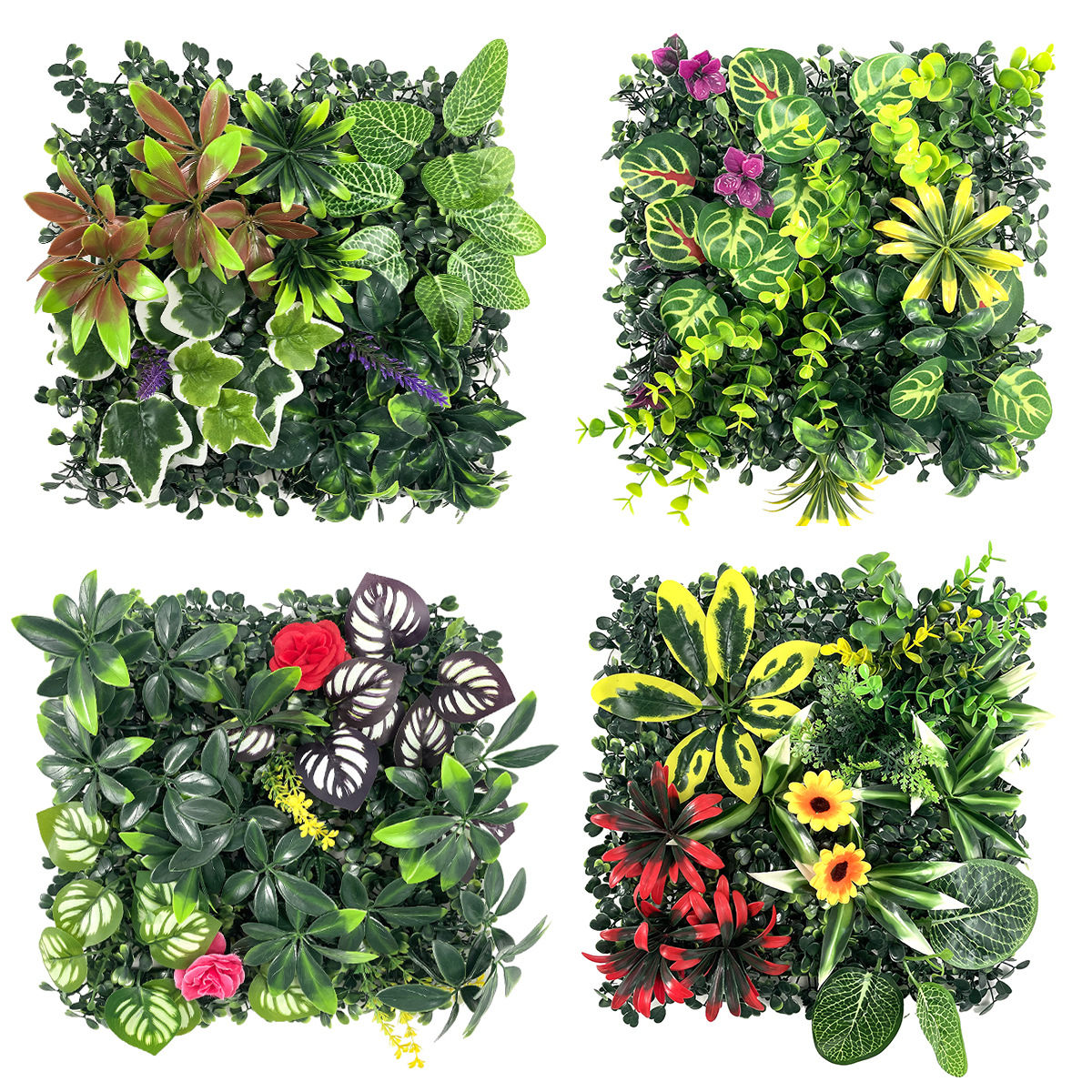 Artificial Plant Wall Green Plant Background Wall Fern Decoration 2