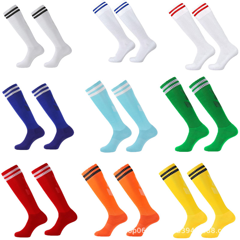 Towel bottom football socks long tube moisture absorption non-slip sports socks two bars adult football socks factory direct sales Towel bottom football socks long tube moisture absorption non-slip sports socks two bars adult football socks factory direct sales