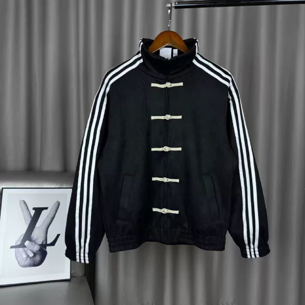 9926 Tang Suit Men's Sports Jacket Stand Collar Cardigan Casual Jacket New Chinese Style Buttoned Outdoor Windbreaker Wholesale