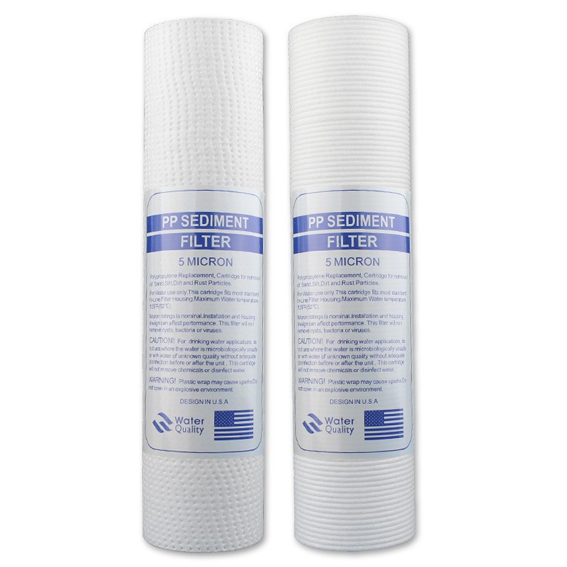 120g de filtro de núcleo de algodón PP soplado por fusión frontal núcleo interno acupuntura en relieve PP elemento de filtro purificador de agua de alta gama