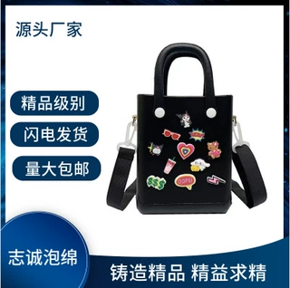 批发韩系沙滩迷你手提包eva新款时尚洞洞便携diy防水收纳百搭小包