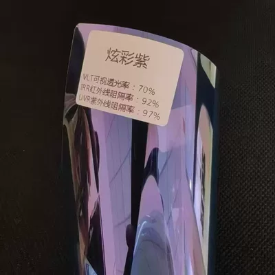 protection, Automotive Film - 50x50cm-dazzling-purple