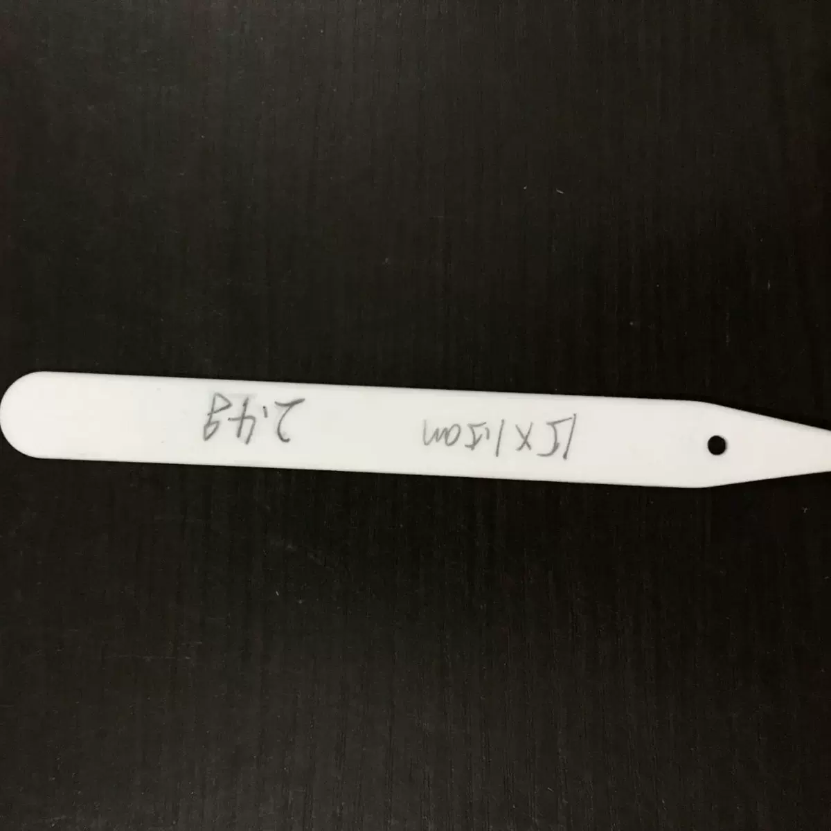 15cm一字形多肉植物标签 塑料插地牌 花卉园艺插签 苗木标签防晒