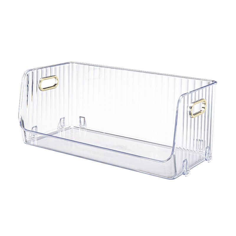 Luz de lujo de escritorio cosméticos caja de almacenamiento para mascotas tocador cuidado de la piel misceláneas mesa de té cesta de almacenamiento apilable