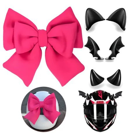 Украшения для электромобилей мотоцикла, крылья дьявола, крылья шлема, рожки