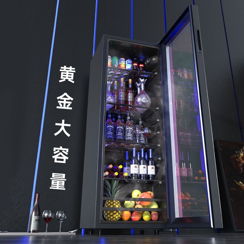 威力冰吧小型家用冷藏柜保鲜小冰箱办公室茶叶红酒柜透明玻璃|undefined