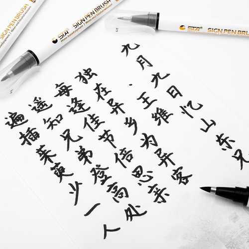 Star Xiuli Pen 3751 Beginner's calligraphy practice pen comes with fine brush signature pen large and medium scripts