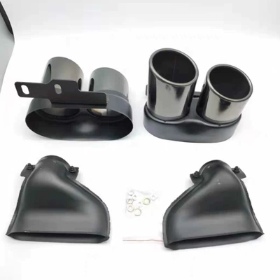 Big Surrounded Modified S6 Rear Lip Four-Out - black-four-out
