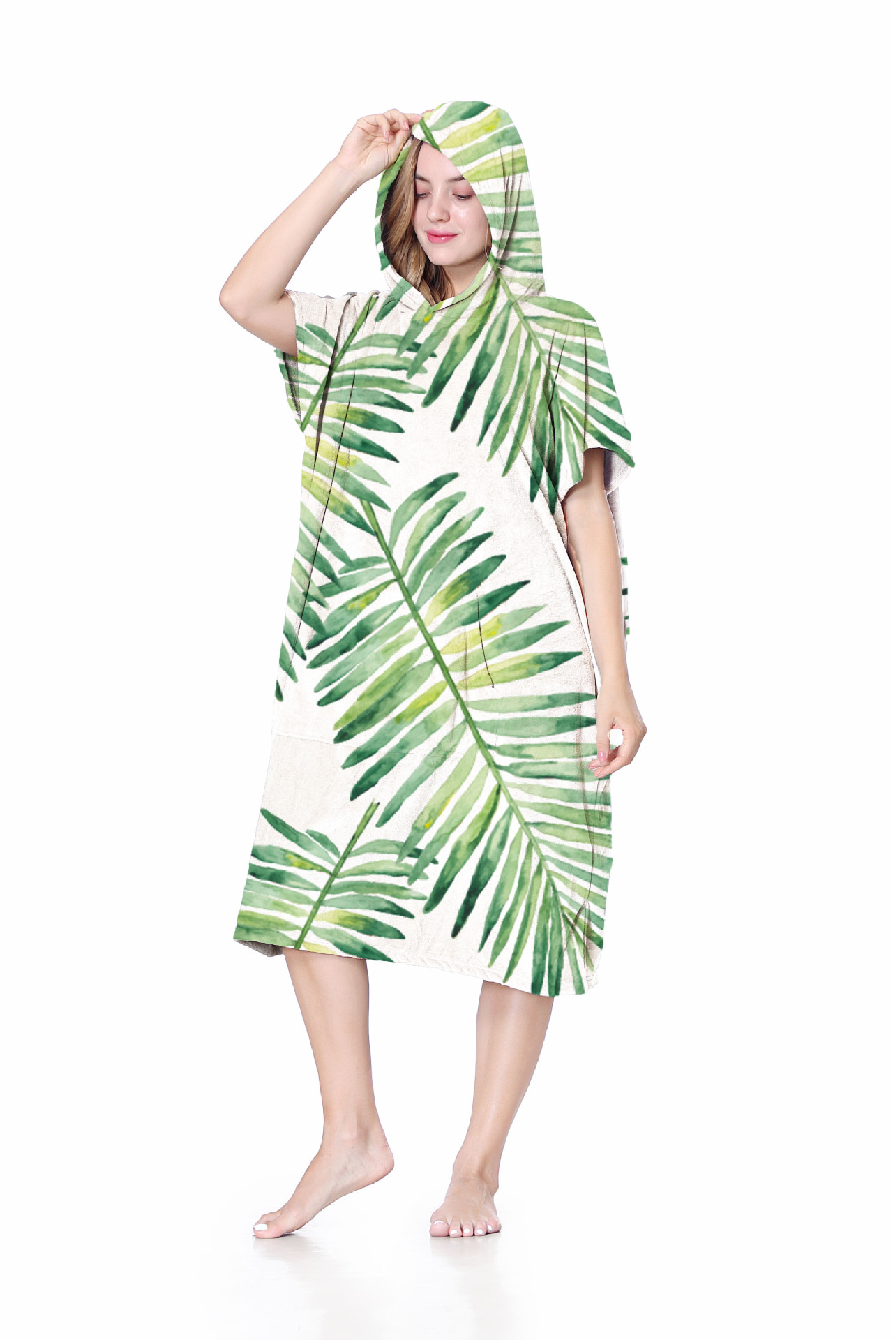 Amazon coral polar cambio de albornoz baño en casa túnica de aguas termales natación buceo surf manto toalla de baño con capucha