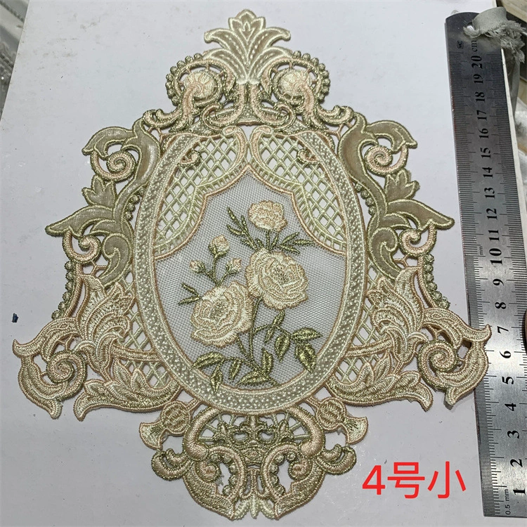 Cloth, sofa, sticker, pillow, decorative flowers, European style, with embroidery
