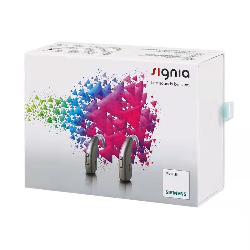 De Siemens Hearing Aid Factory, La Oreja de los ancianos hacia atrás sordos tinnitus inalámbrico invisible actualización especial Purple Lotus productos genuinos
