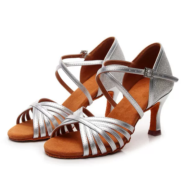 Girls Latin Dance Shoes Kidsren Adult Professional Girls Soft Sole Summer Kidsren's New Dance Beginner Latin Shoes