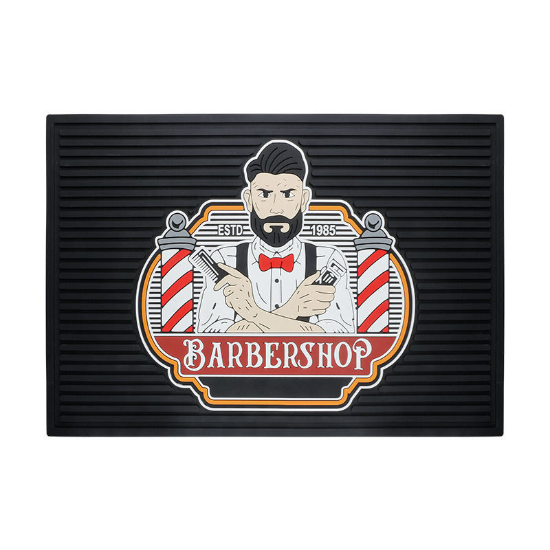 빨간 넥타이 남성 이발 매트 45*30CM