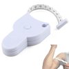 Portable circular arc waist waist waist, hip body measurement tape meter tool Handheld handle soft leather ruler