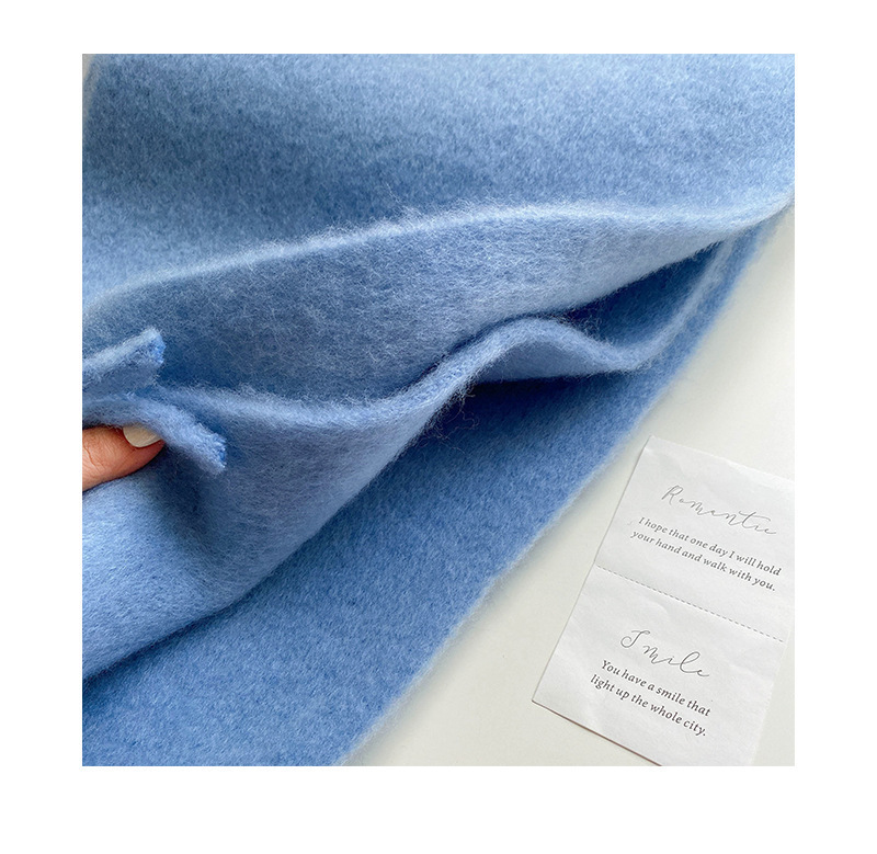 Solid Color Thickened and Extended Scarf for Women, 2026 Autumn and Winter New Korean Style, Versatile Winter Shawl for Students, Pink