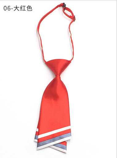 Nueva mujer de doble pieza llanura tira horizontal hebilla corta profesional ropa formal negocio ropa de trabajo corbata