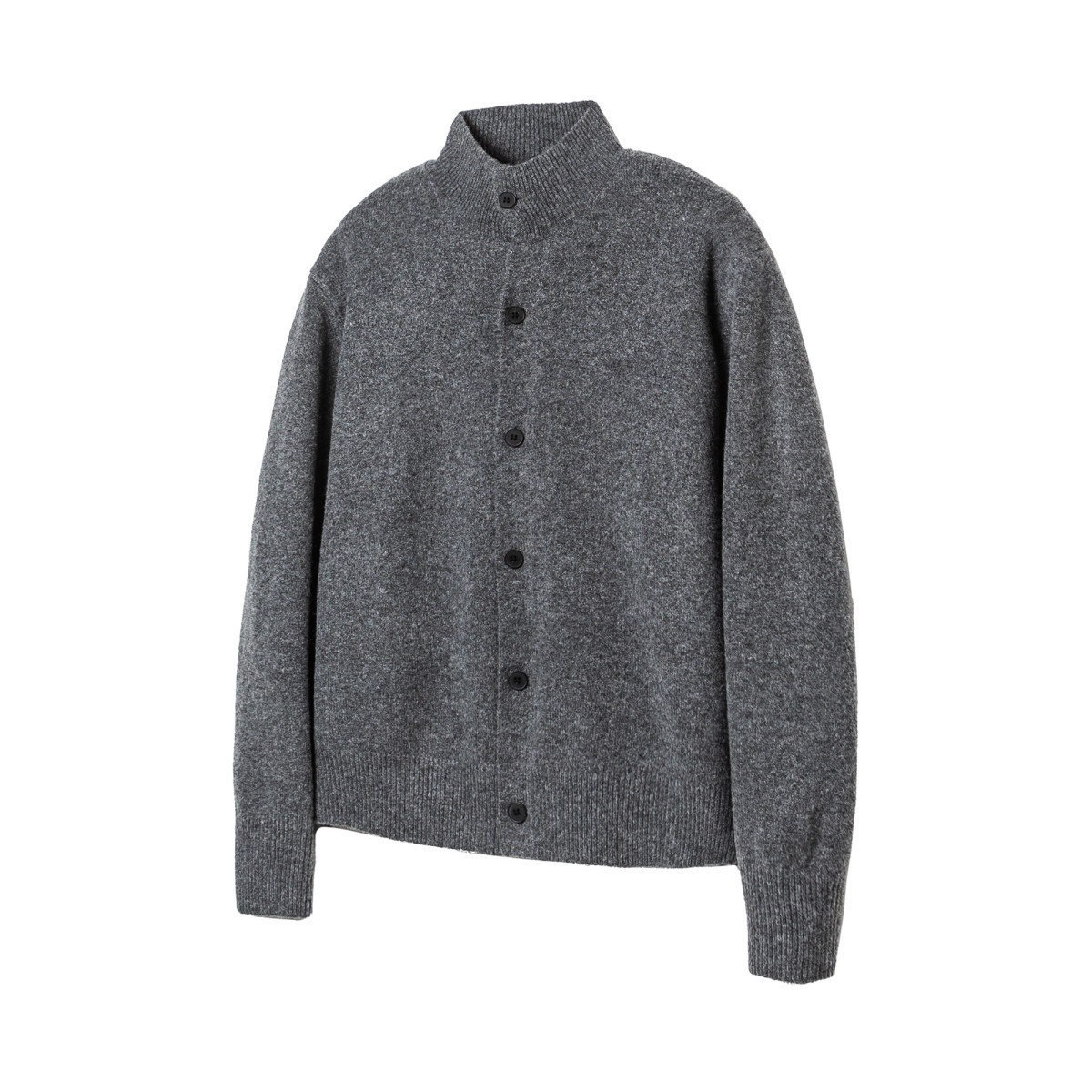 Ruiienrs X Utu 2025 New Autum Half Turtleneck Cardigan Simple Versatile Sweater Utu027