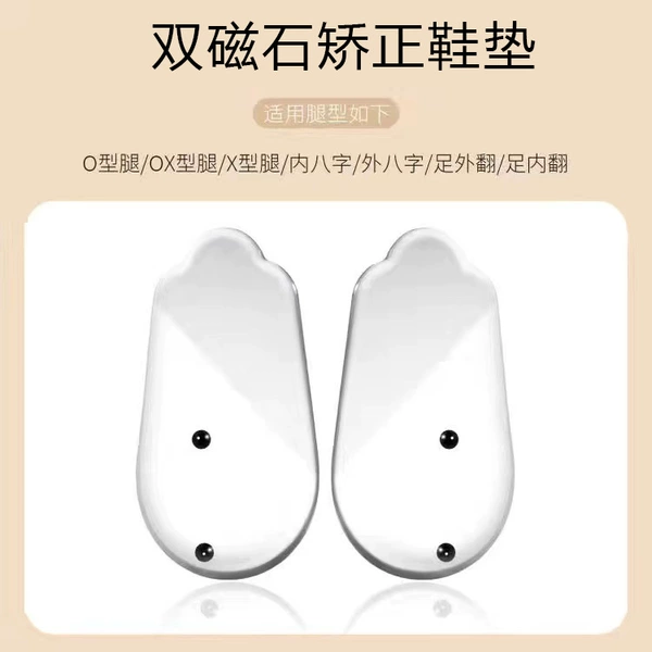 [双小磁石后跟垫]
