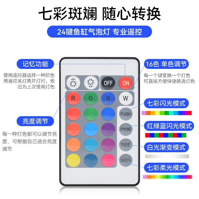 Пузырьковая лампа трансграничного дистанционного управления обесцвечивания аквариумов аквариумов