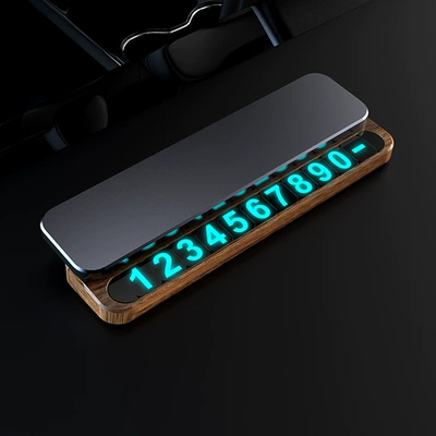 parking plate metal customization, Nömrəli dayanma kartı