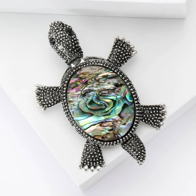 Yaxa sancaqları Turtle Brooch Personalized Creative