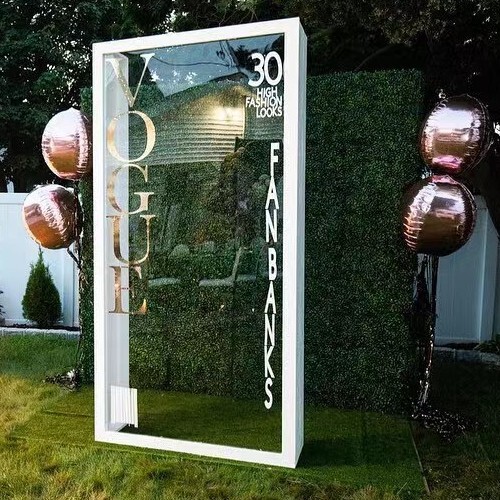Latest Fashion Photo Background Props High-End Photography Booth Event Props Backdrop Photo Frame Wedding Party Decoration