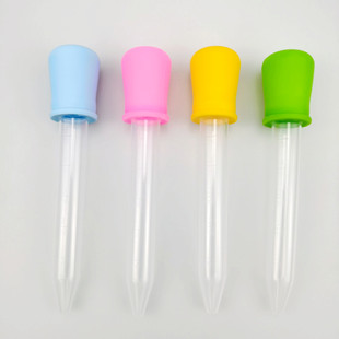 Multifunctional 5ml Baby Medicine Feeder Silicone Dropper Kidsren's Anti-Choking Feeding Glue Head Medicine Dropper