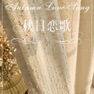 French princess style white gauze curtain also cloth yarn living room curtain bedroom finished curtain balcony partition yarn half shade curtain