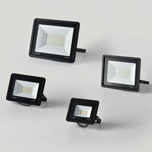 跨境led投光灯50w室外防水工地厂房射灯户外照明泛光灯高亮