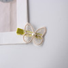 Cute hair accessory, children's hairgrip from pearl, hairpins, with embroidery